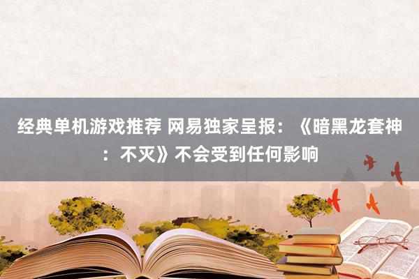 经典单机游戏推荐 网易独家呈报：《暗黑龙套神：不灭》不会受到任何影响